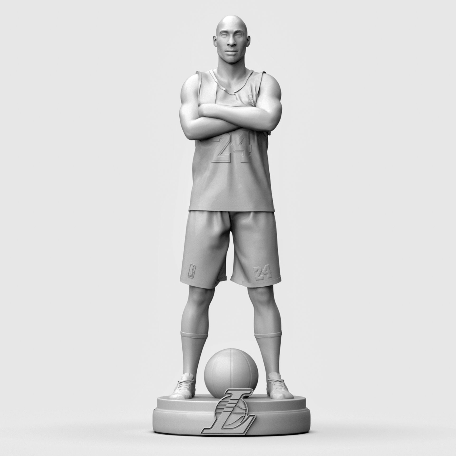 Kobe Bryant 3D Printable 3S 3D print model_3