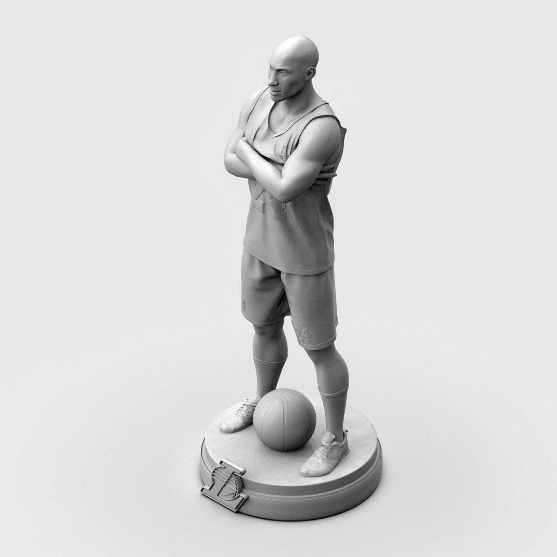 Kobe Bryant 3D Printable 3S 3D print model_9