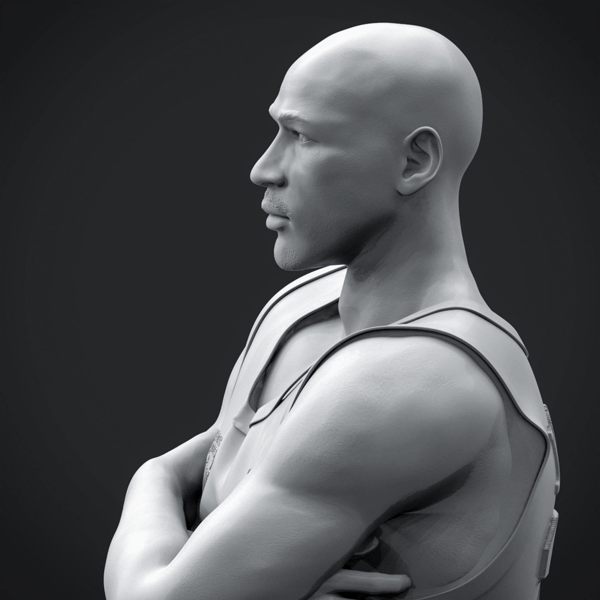 Micheal Jordan 3D Printable 6S 3D print model_14