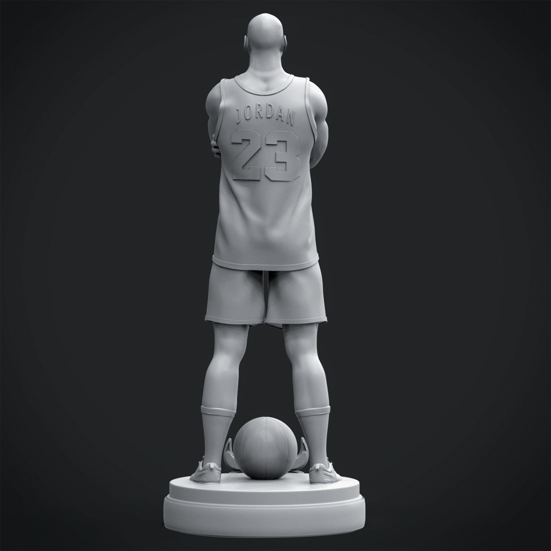 Micheal Jordan 3D Printable 6S 3D print model_8