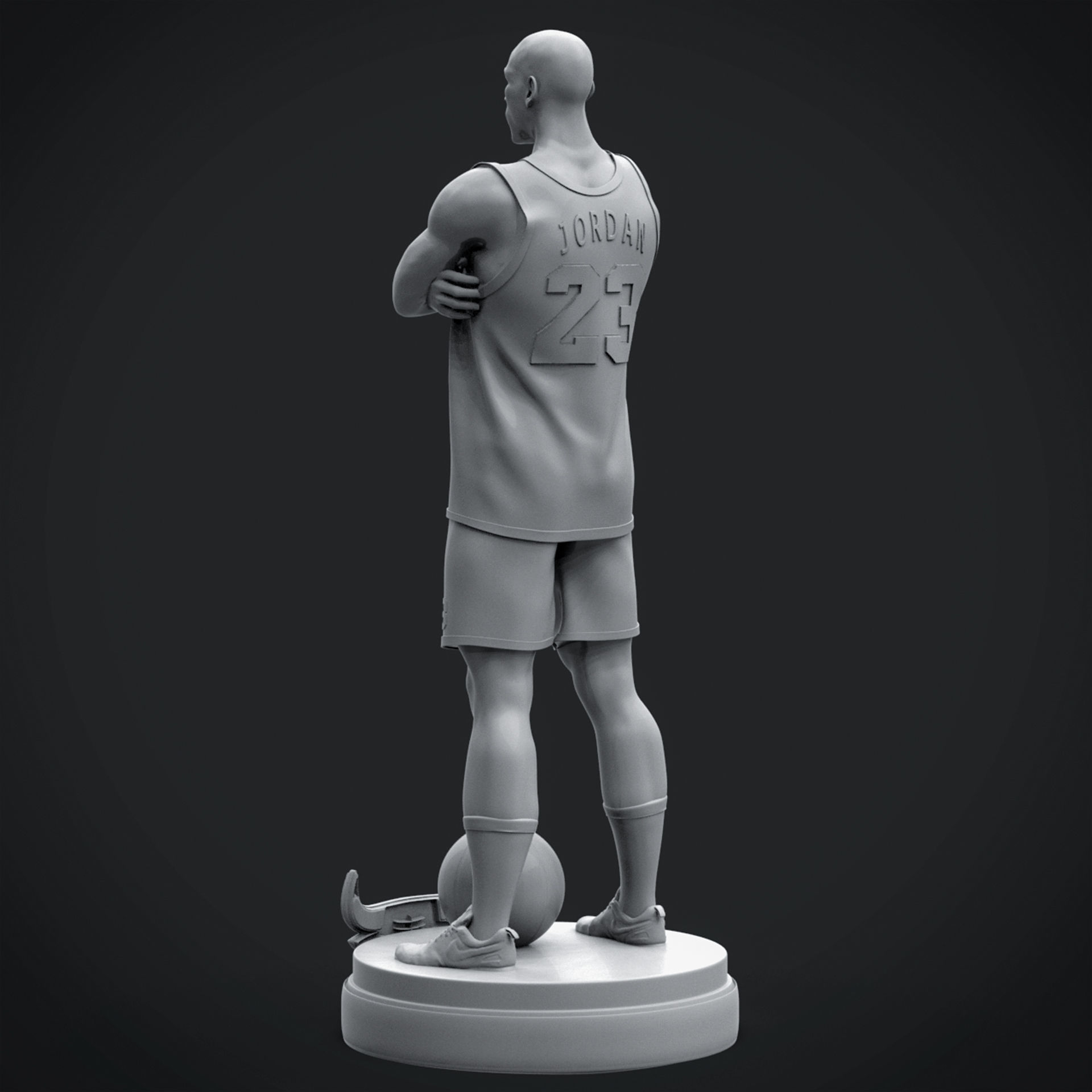 Micheal Jordan 3D Printable 6S 3D print model_7