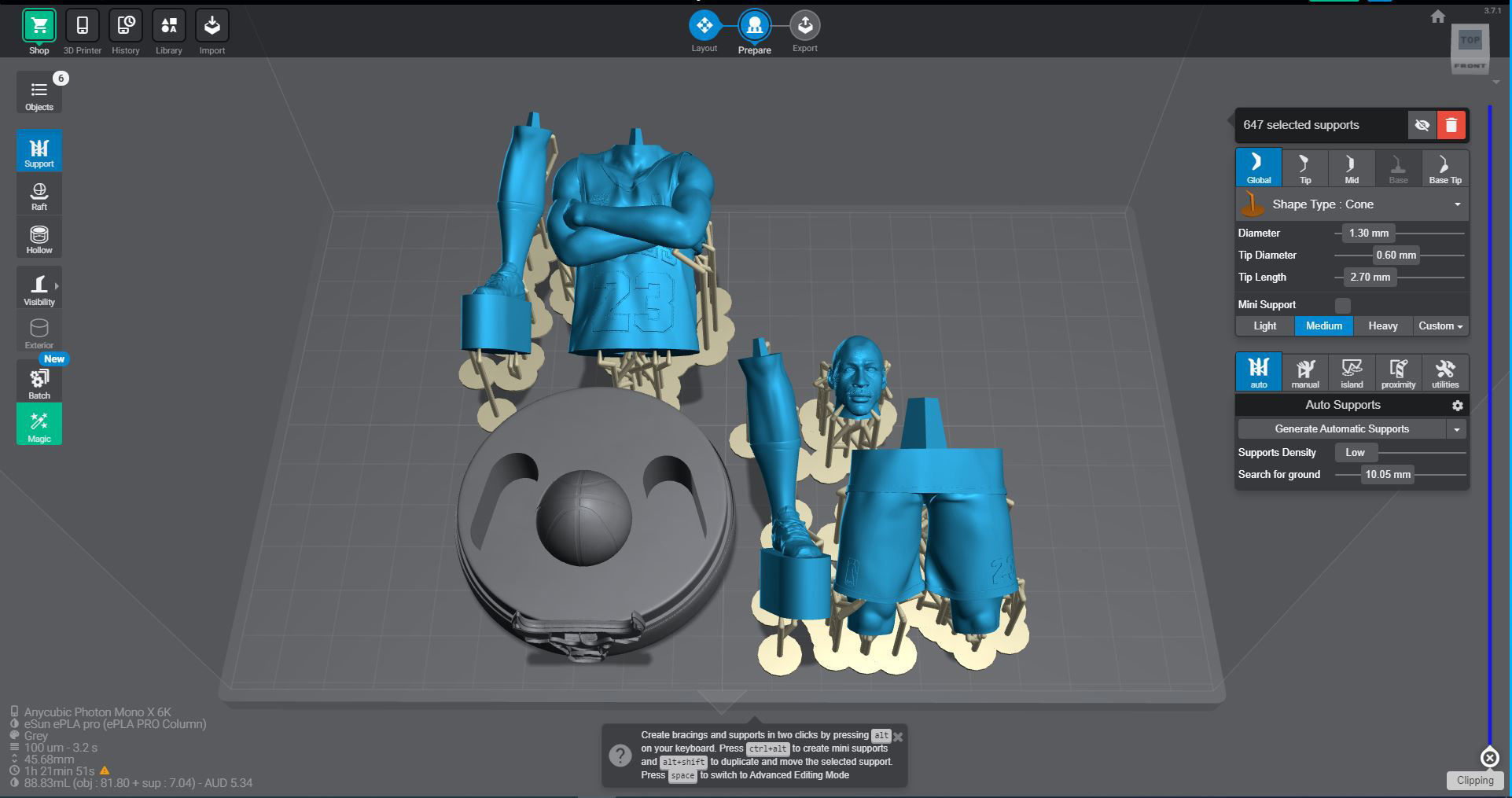 Micheal Jordan 3D Printable 6S 3D print model_2