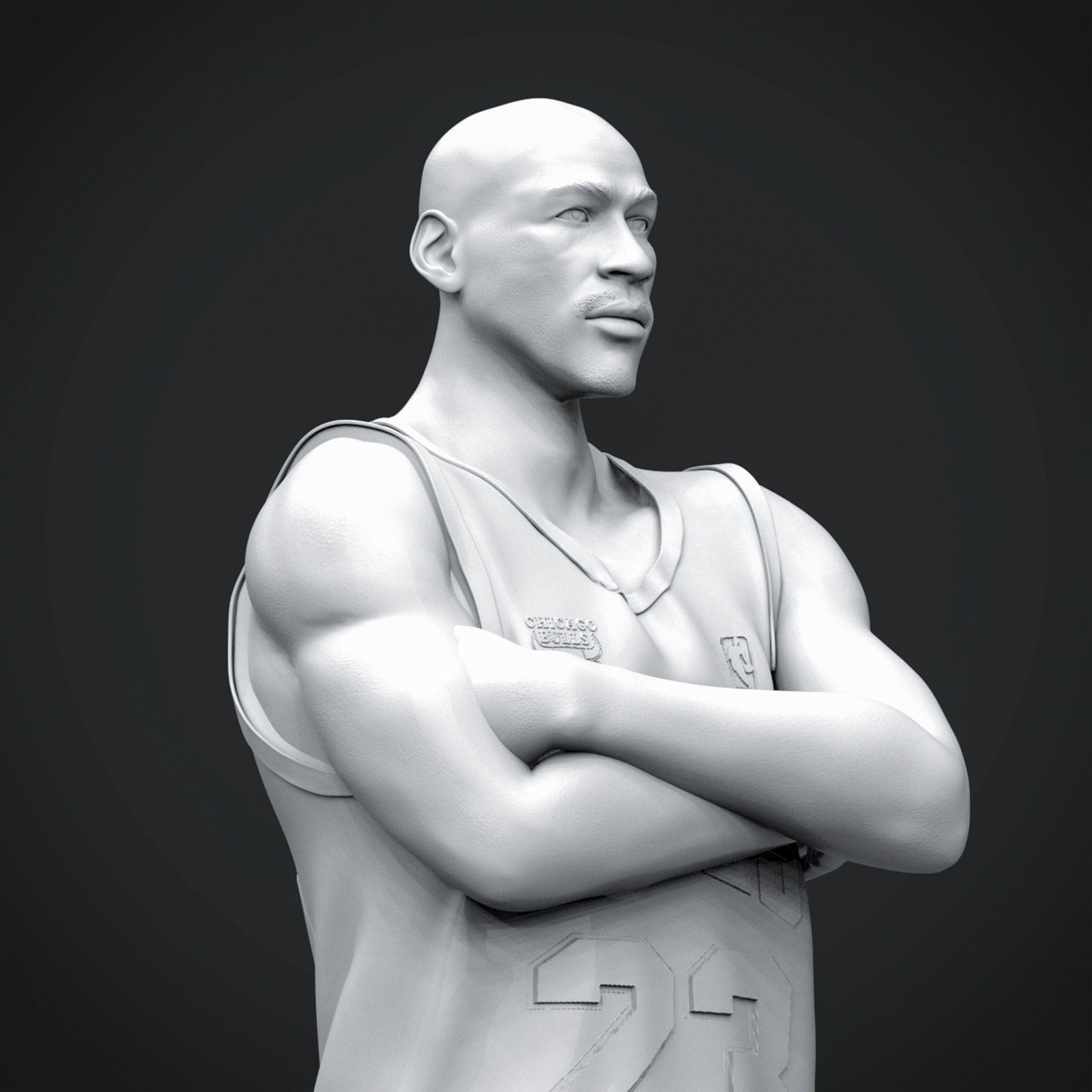 Micheal Jordan 3D Printable 6S 3D print model_13