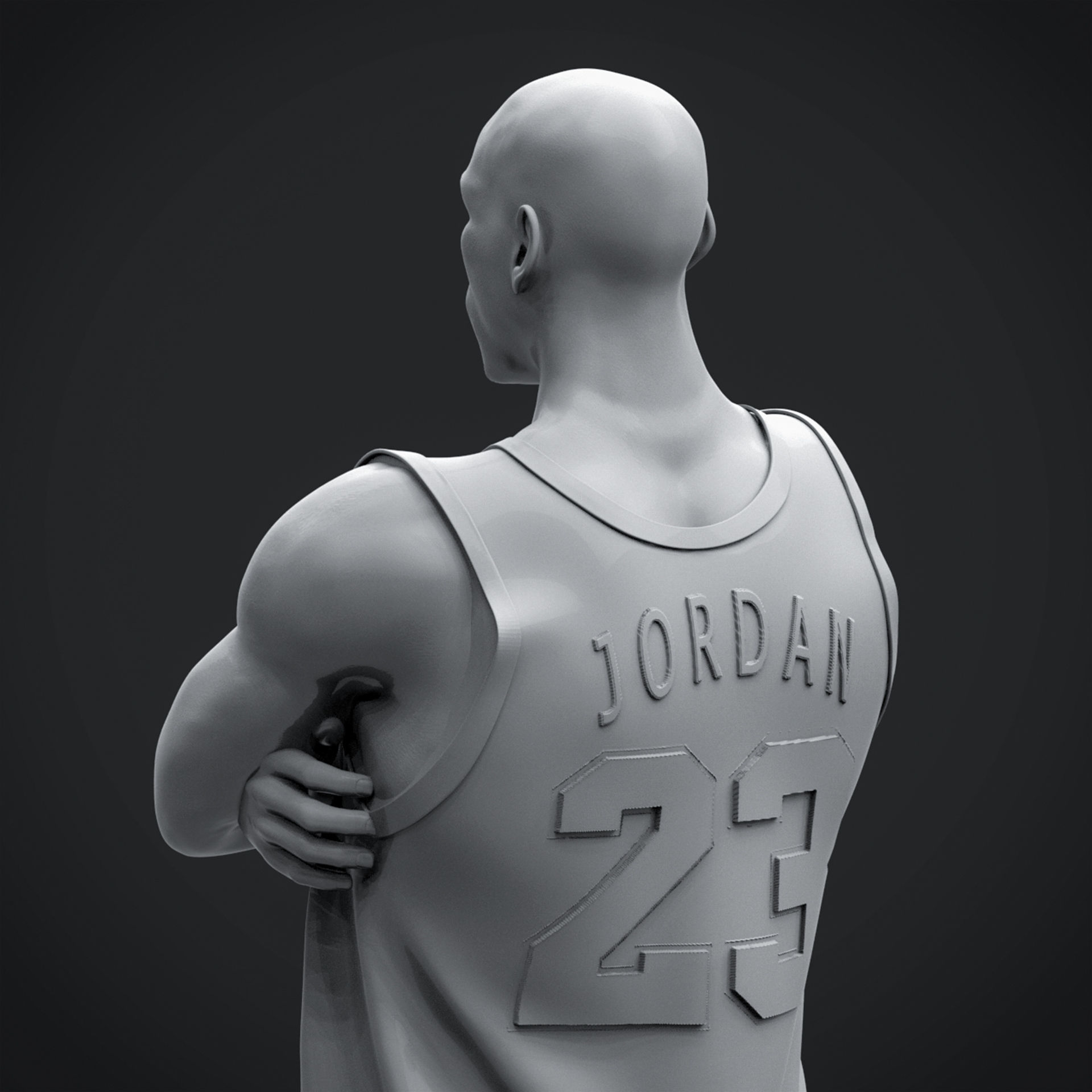 Micheal Jordan 3D Printable 6S 3D print model_12