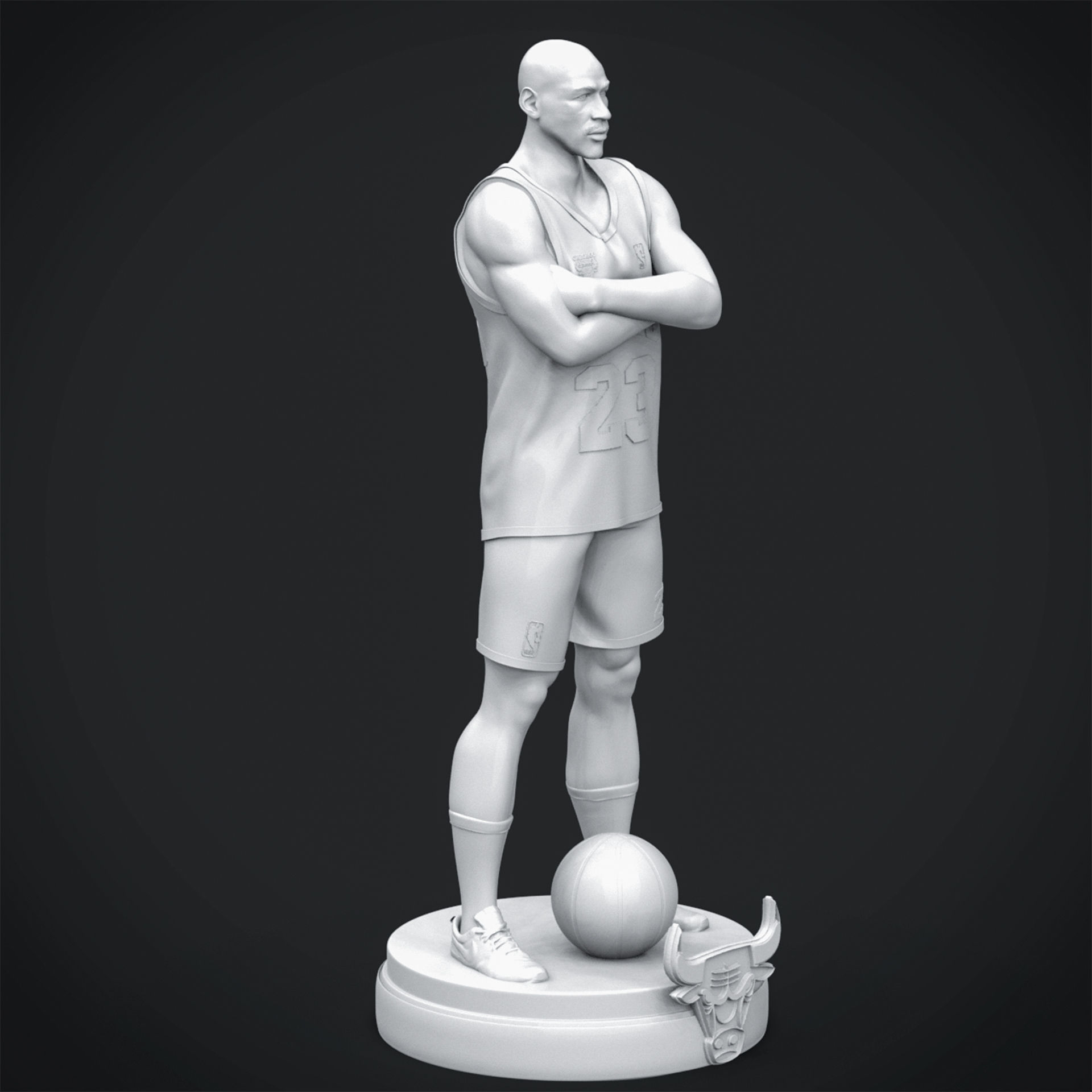 Micheal Jordan 3D Printable 6S 3D print model_10
