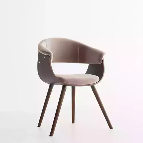 Kare armchair Monaco Schoko