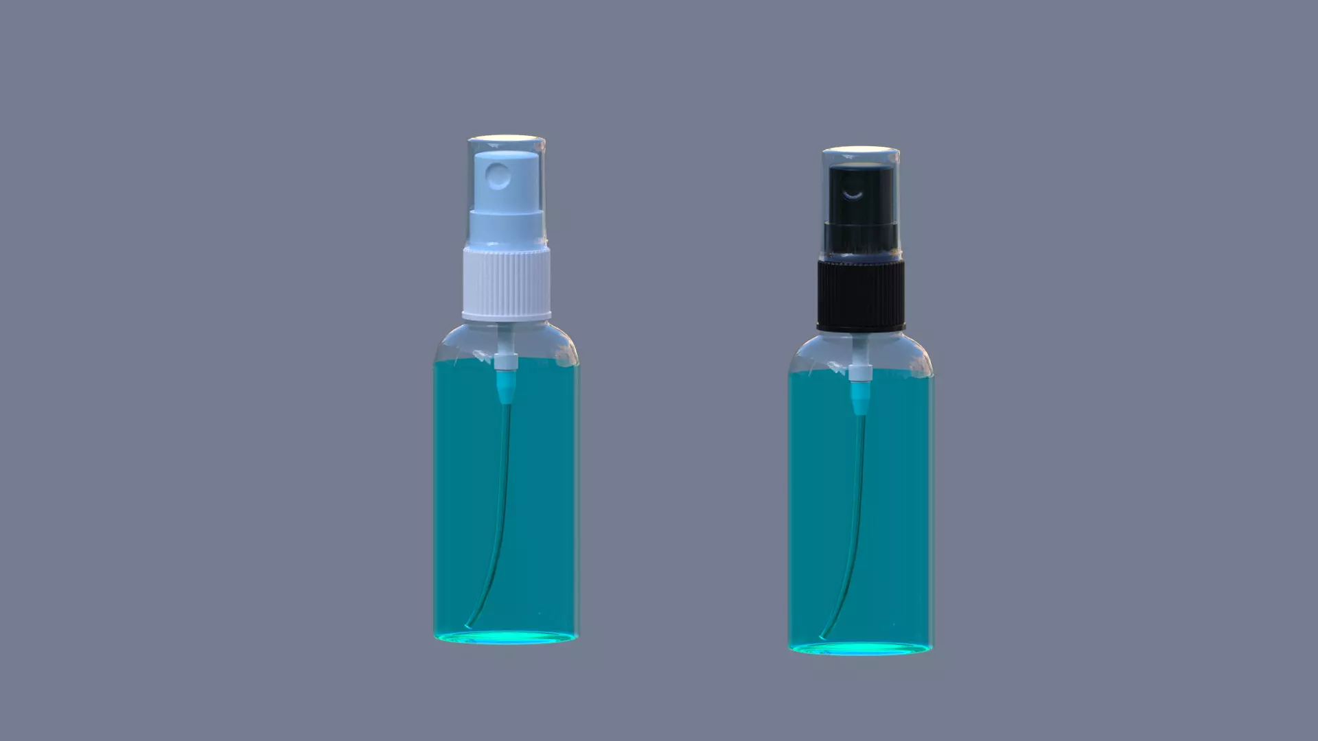 Sanitizer Bottles Free 3D model