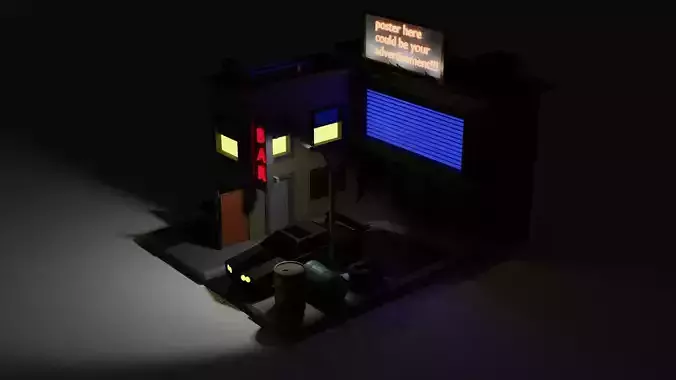 a scene in the style of the 90s