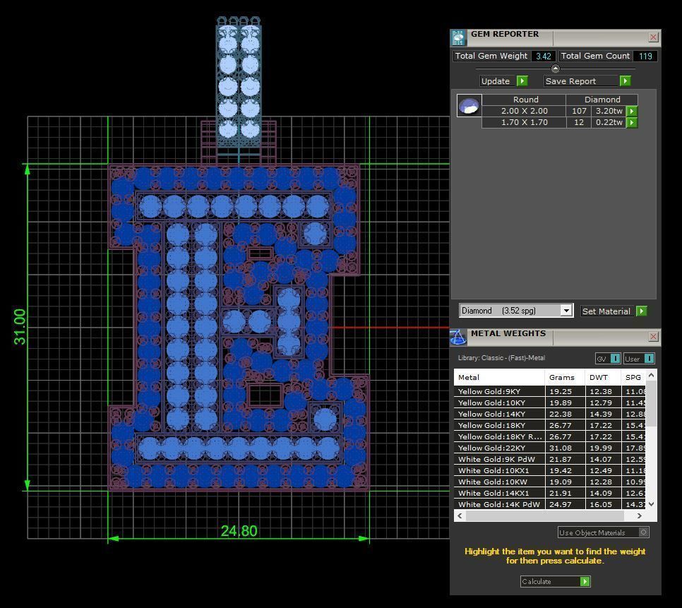 E Custom Piece  3D print model_2