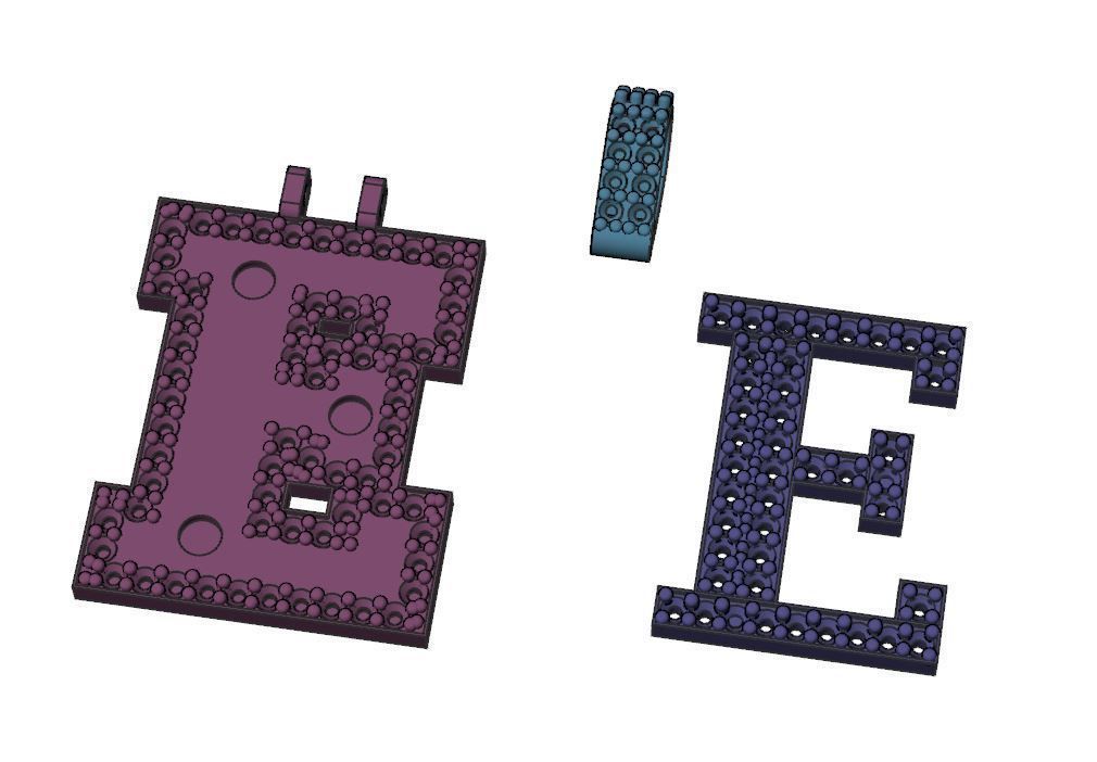 E Custom Piece  3D print model_1