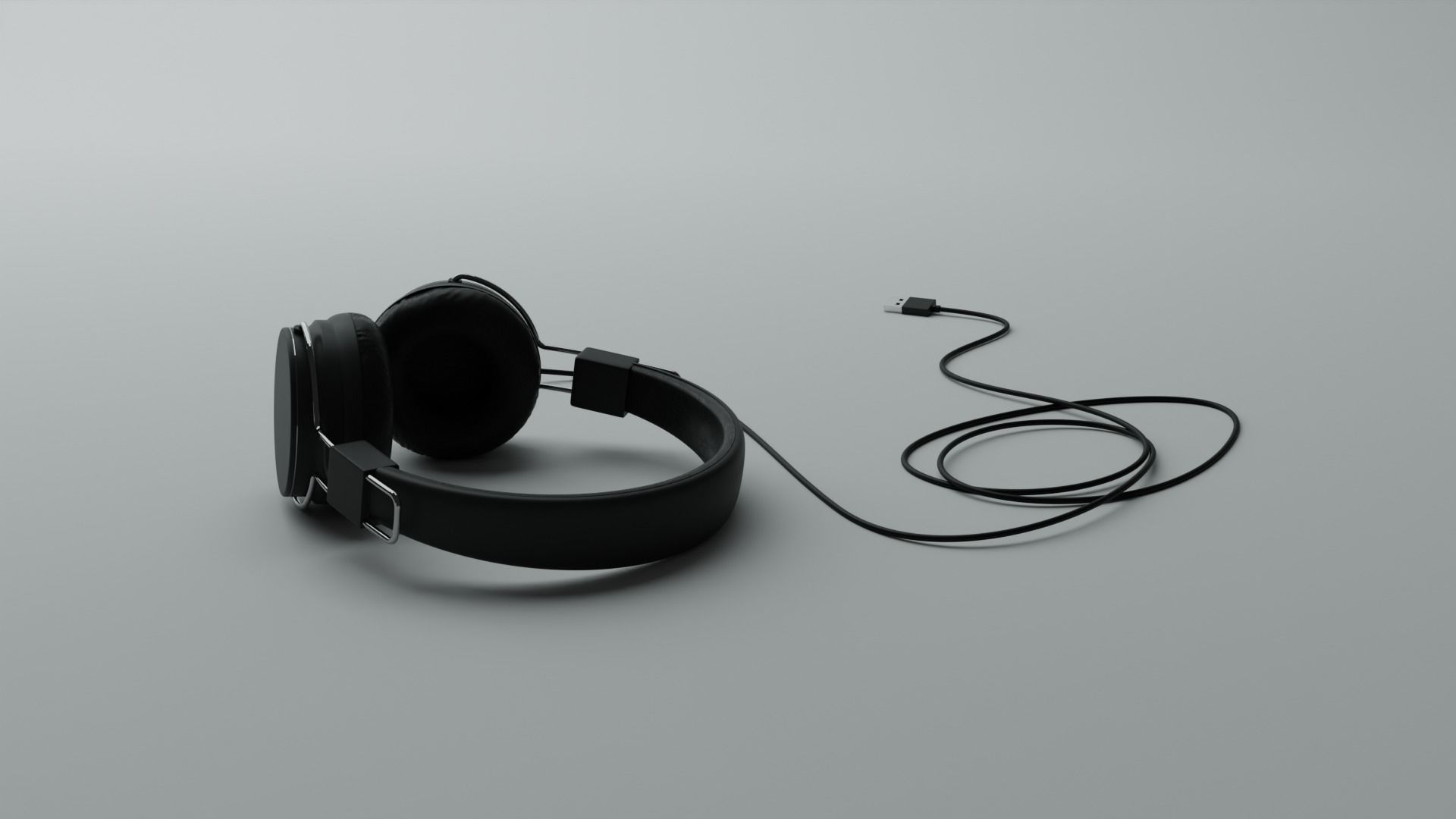 Headphones Steelseries Inspired Headset USB 3D model_2