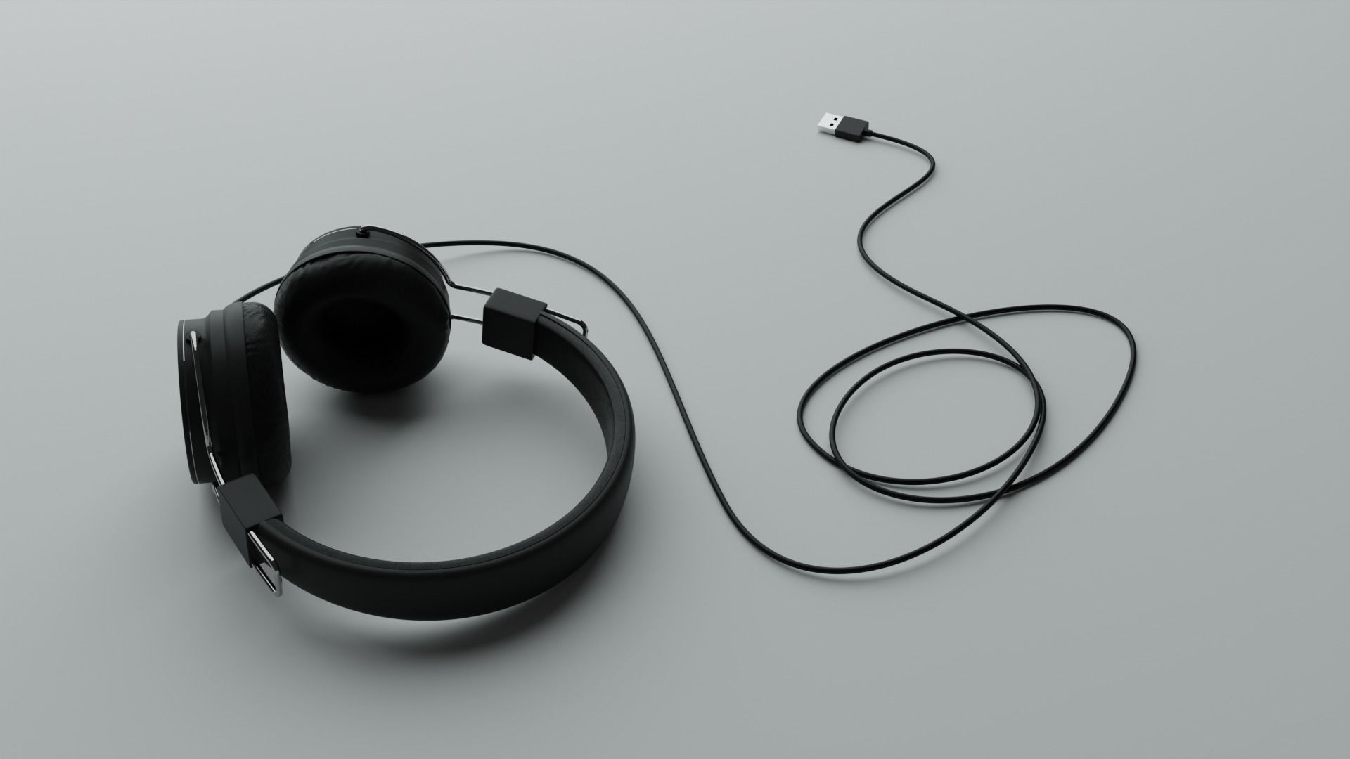 Headphones Steelseries Inspired Headset USB 3D model_1