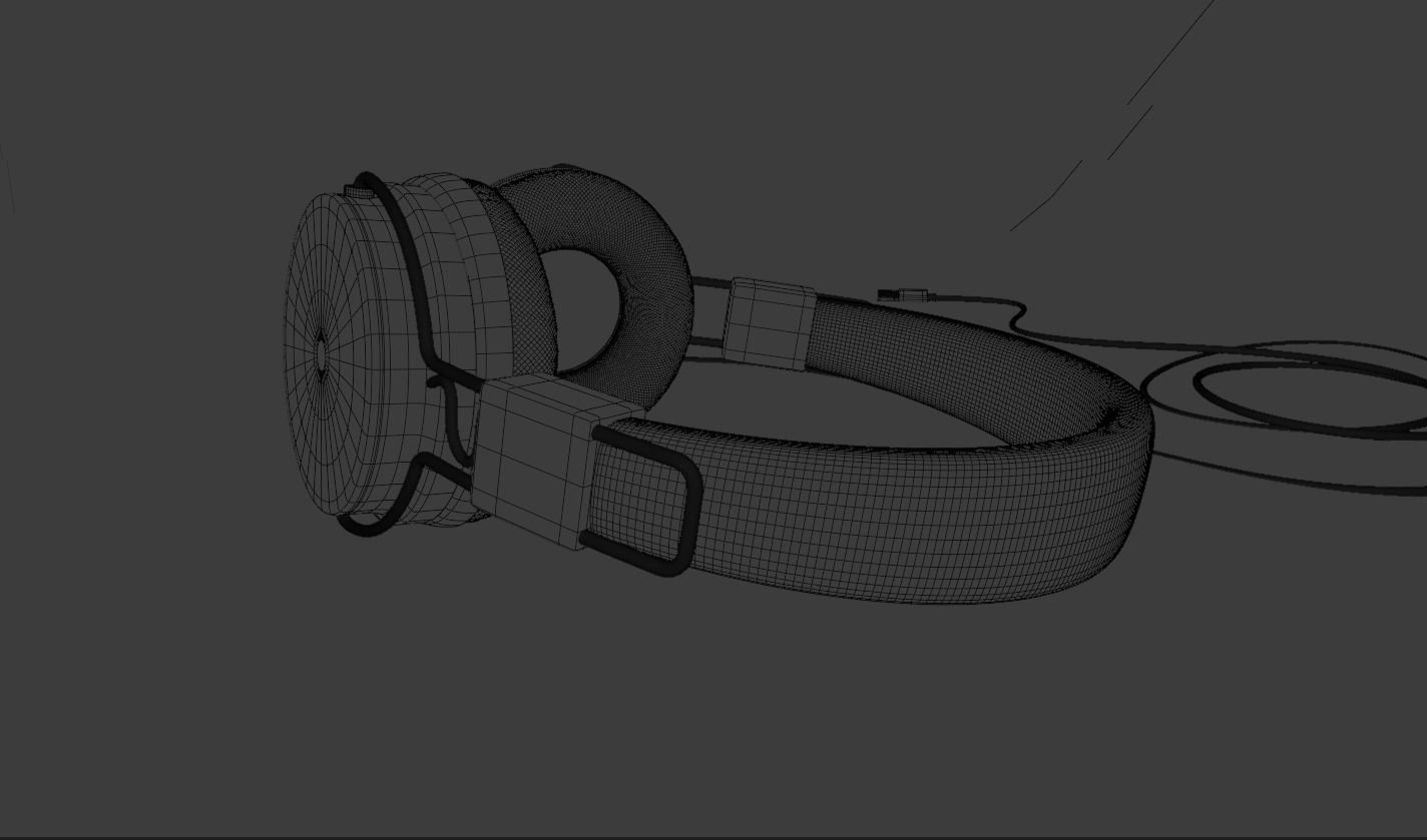 Headphones Steelseries Inspired Headset USB 3D model_8