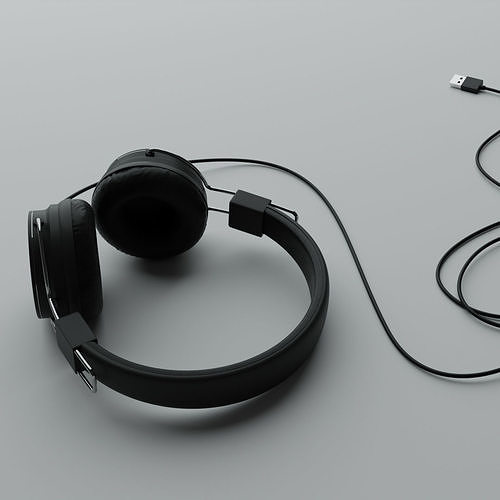 Headphones Steelseries Inspired Headset USB 3D model