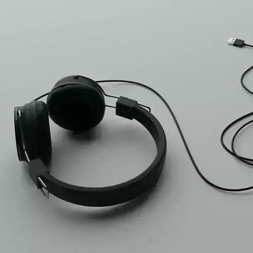 Headphones Steelseries Inspired Headset USB 3D model
