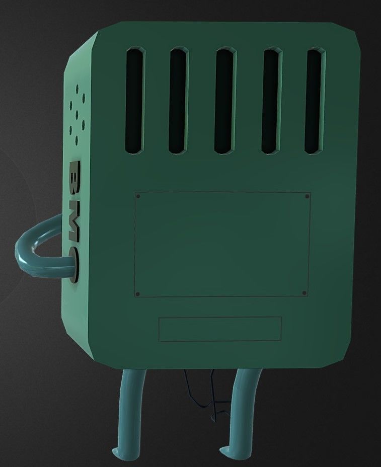 Bmo- Adventure Time Low-poly 3D model_2