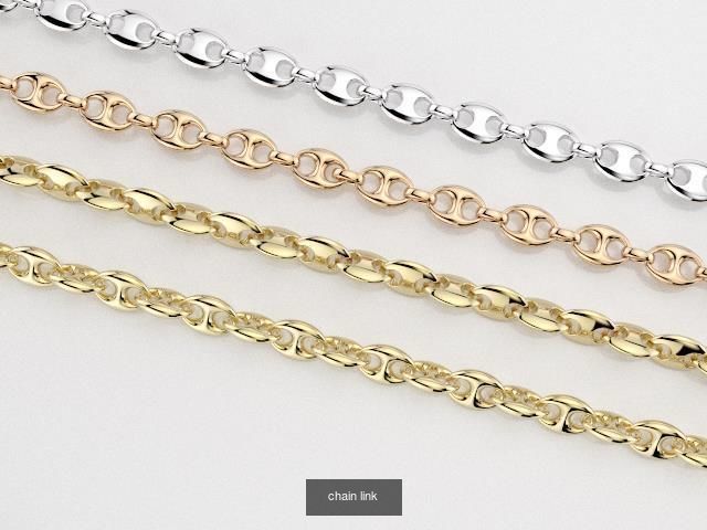 chain links pack 3D Model Collection_4