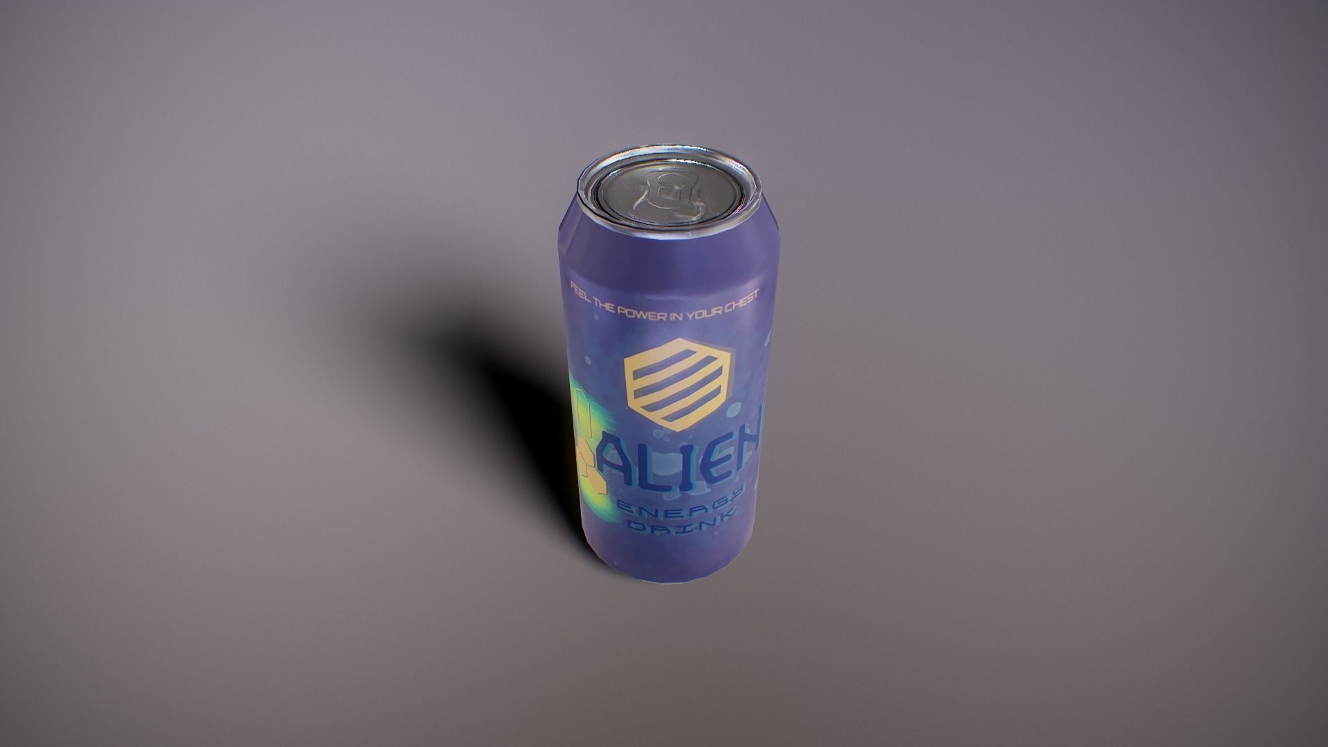 PBR Energy Drink Collection Low-poly 3D model_9