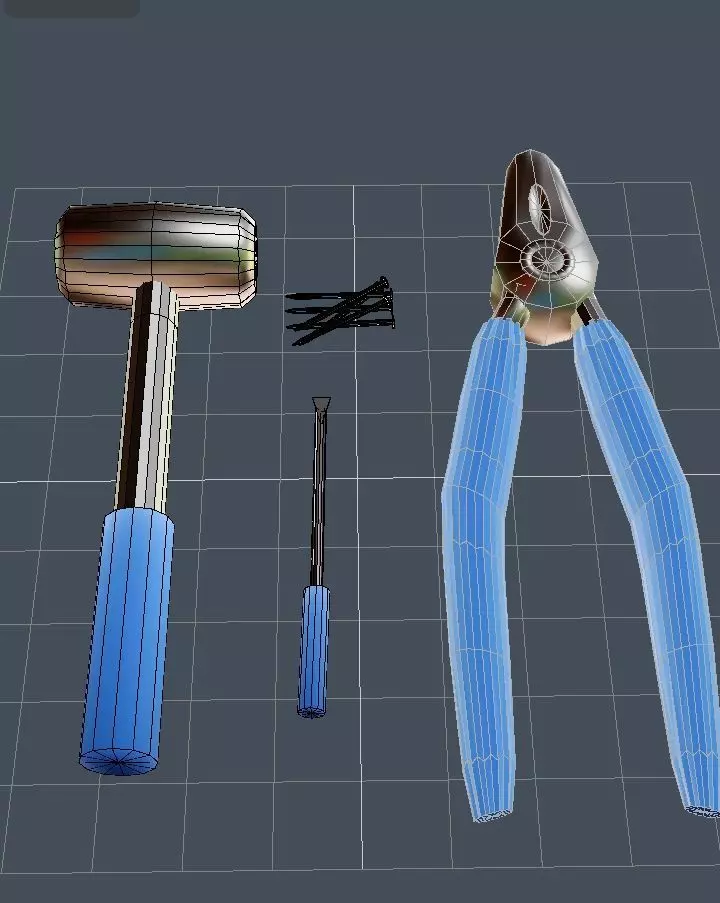 Tools pliers and other 3D model_0
