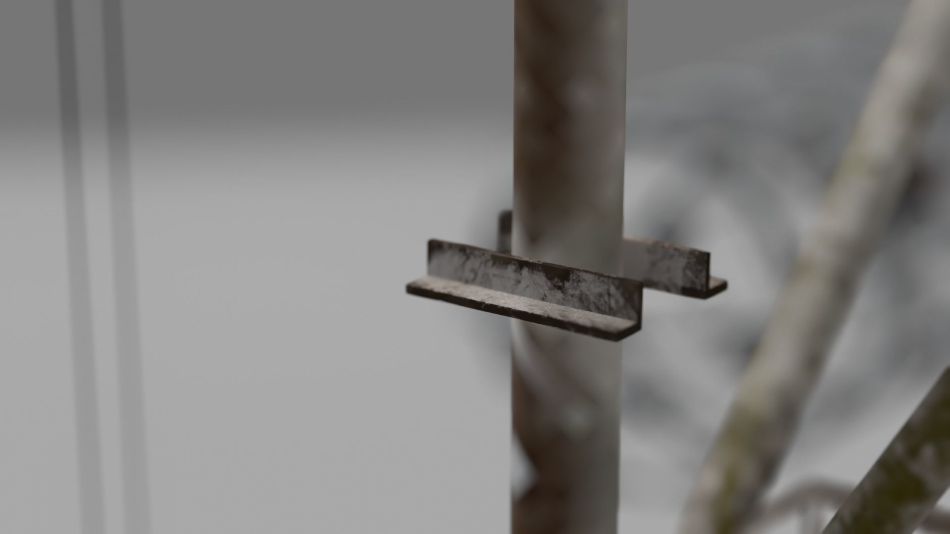 Chernobyl RLS Radar 5N32 Duga BIG MAST 3D model_6