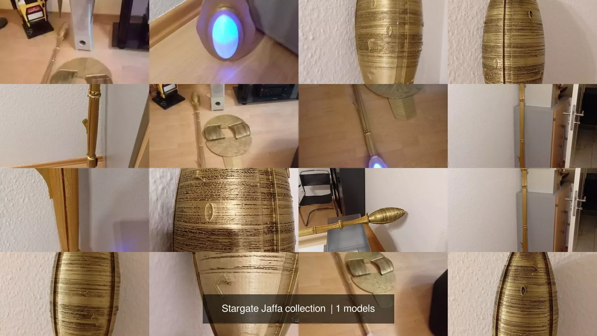 Stargate Jaffa collection 3D Model Pack