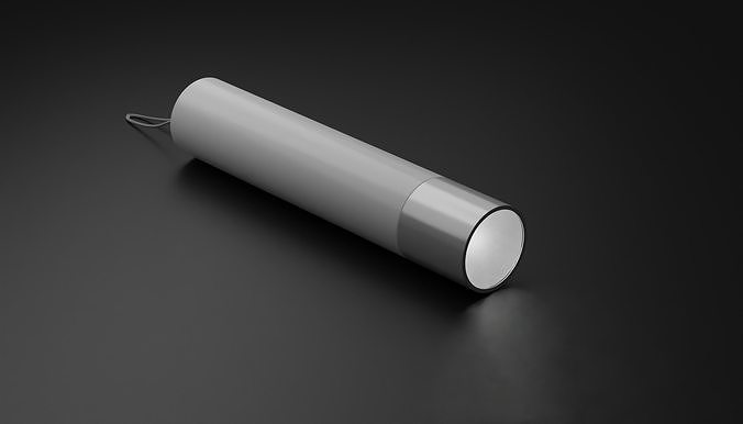 Modern Torch - 3D model  Free low-poly 3D model