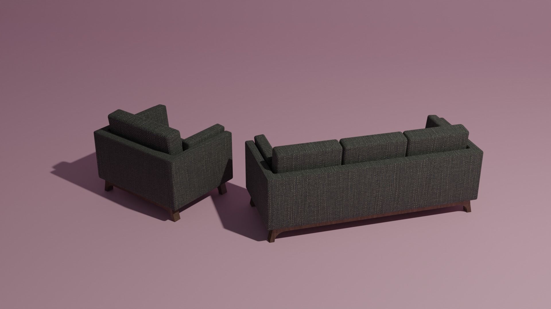 Couch and sofa 3D model_5