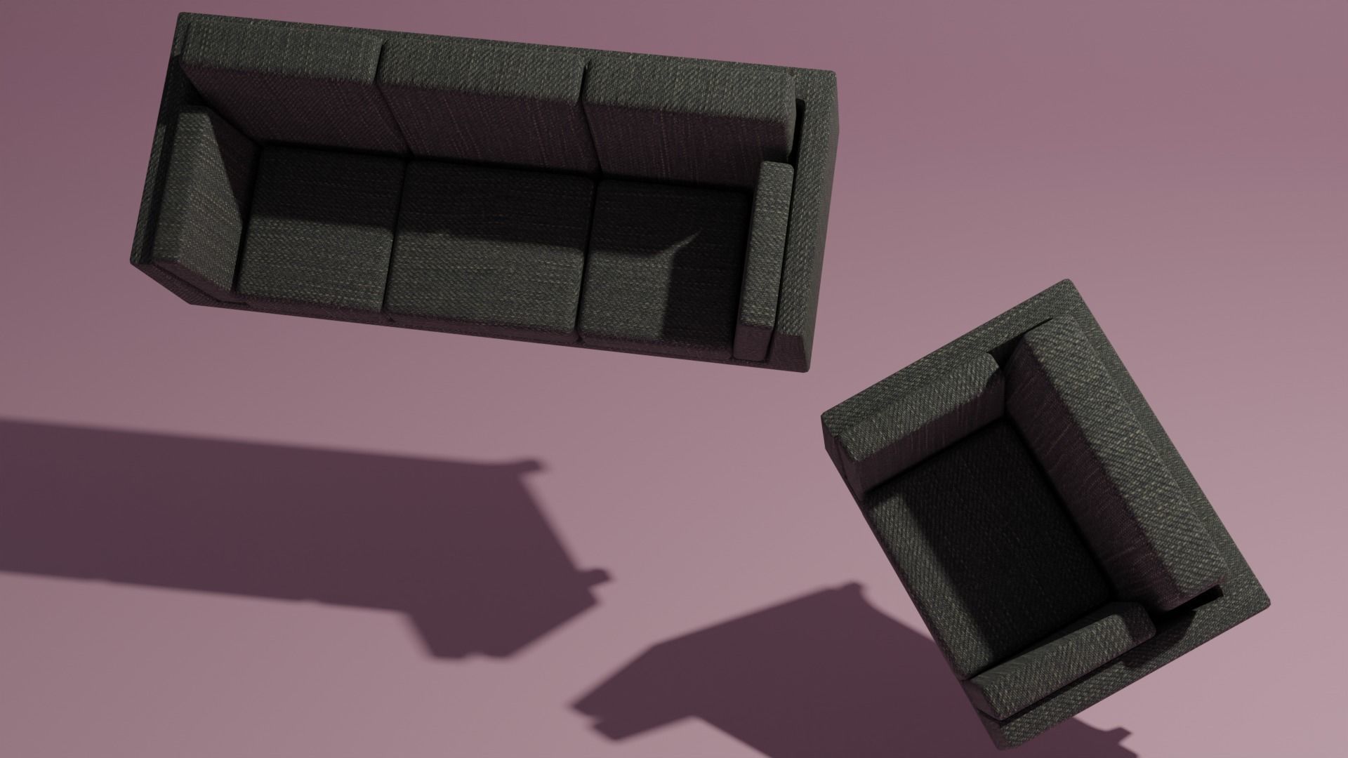Couch and sofa 3D model_12
