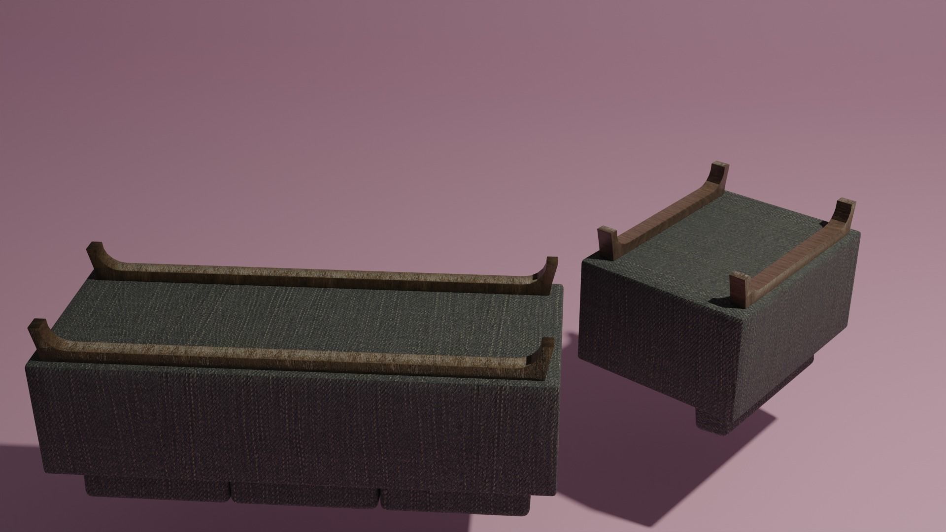 Couch and sofa 3D model_10