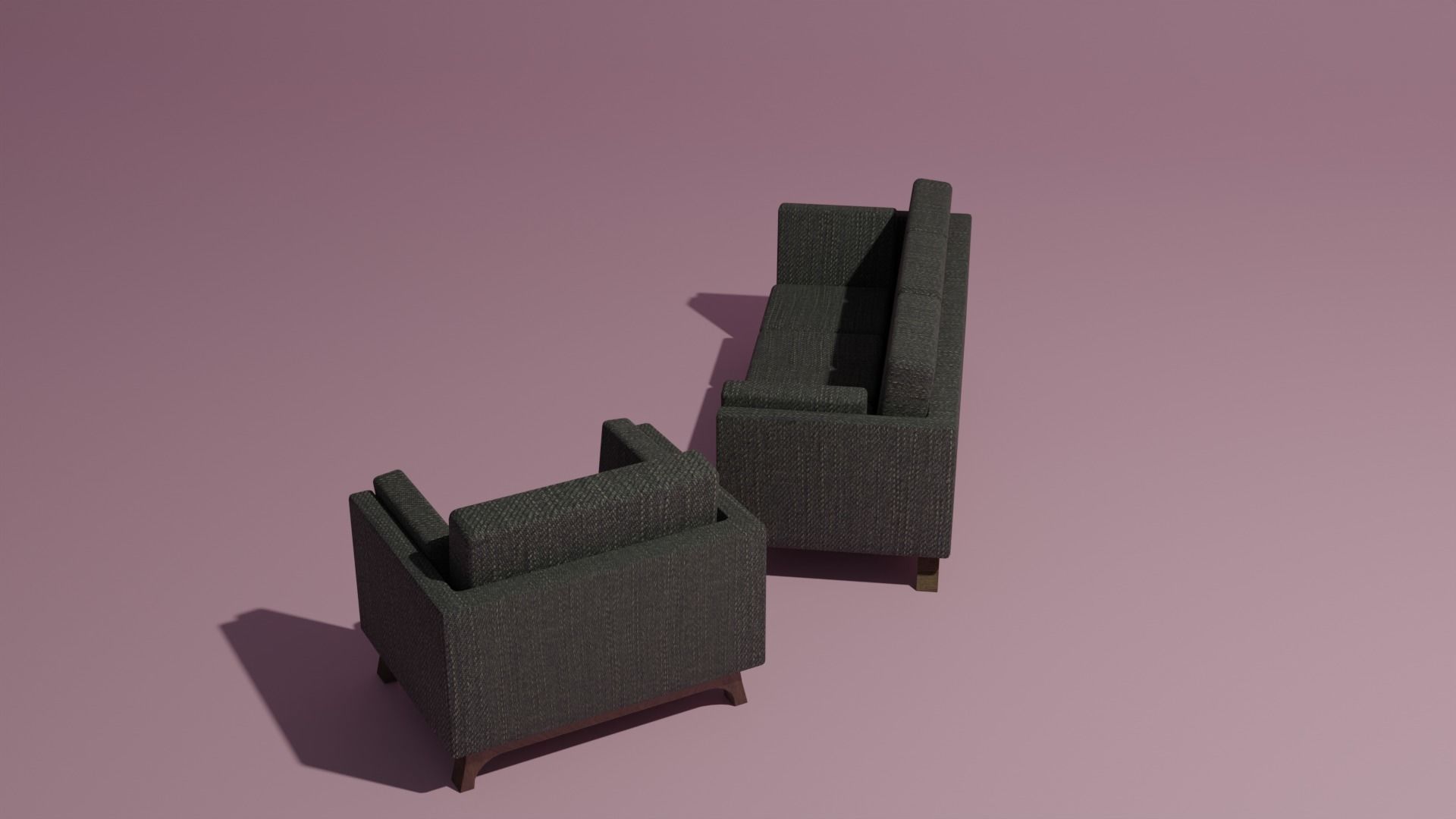 Couch and sofa 3D model_6