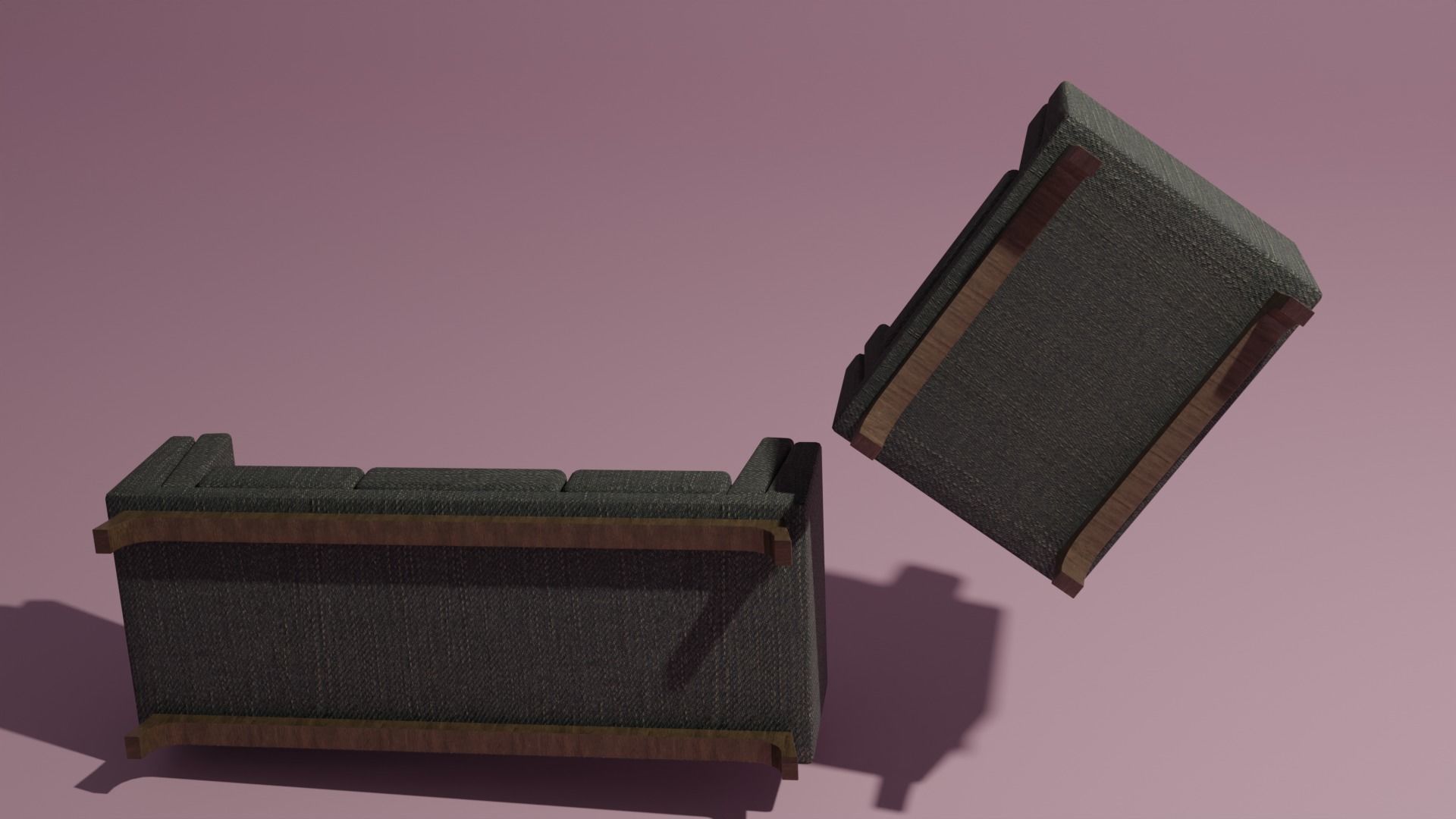 Couch and sofa 3D model_9