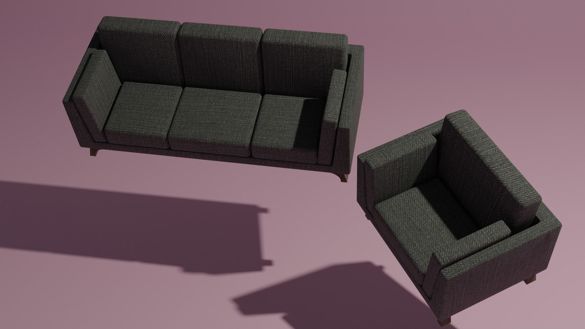 Couch and sofa 3D model_13