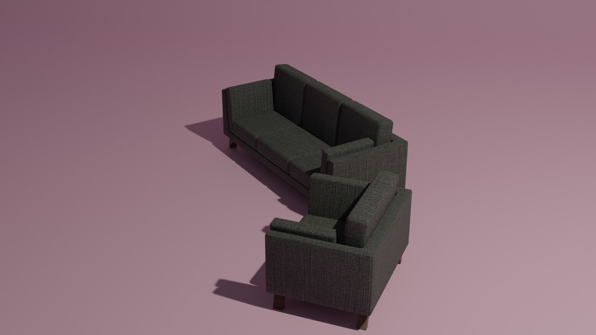 Couch and sofa 3D model_7