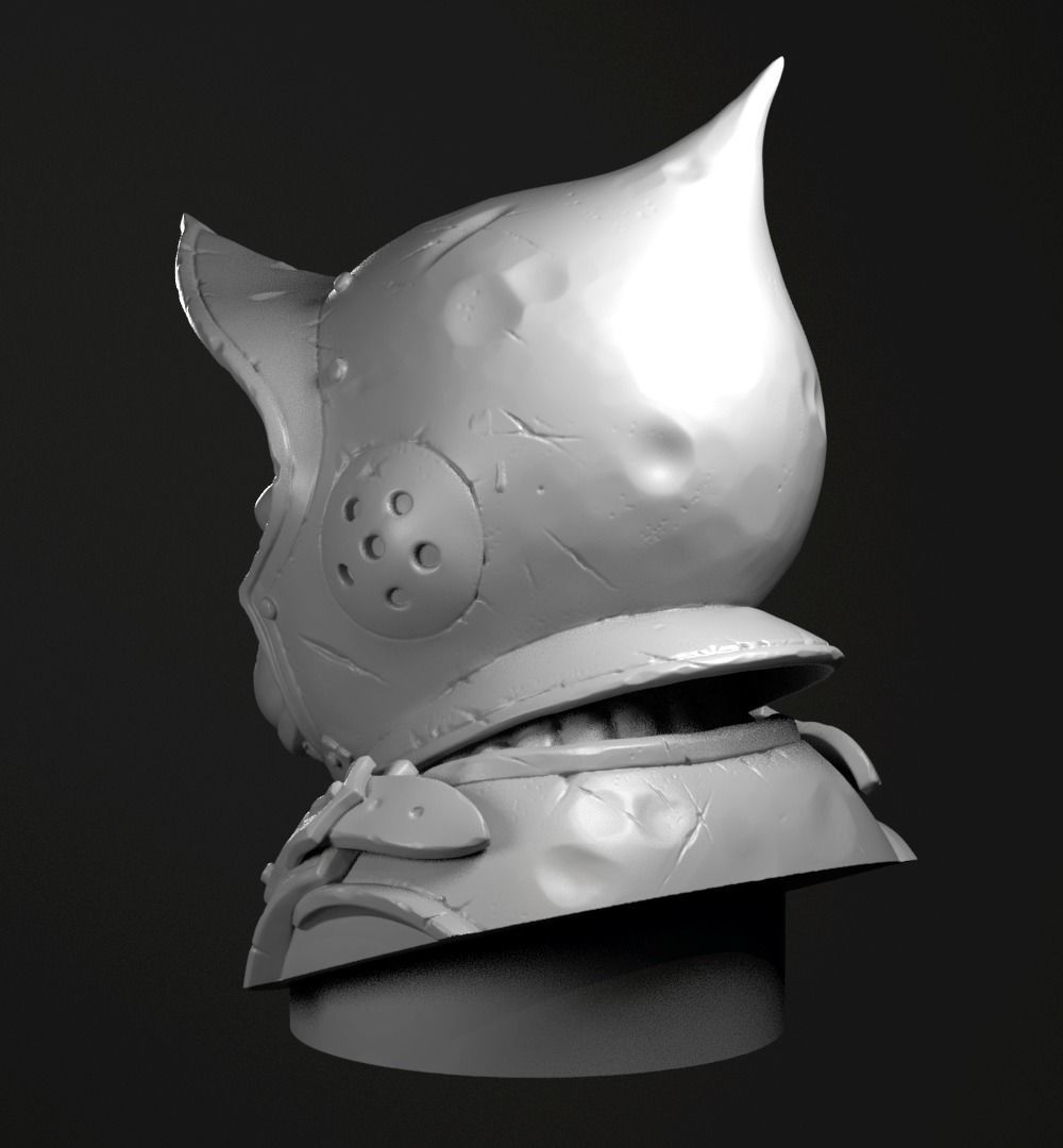 Francois the butcher bust 3D model_4