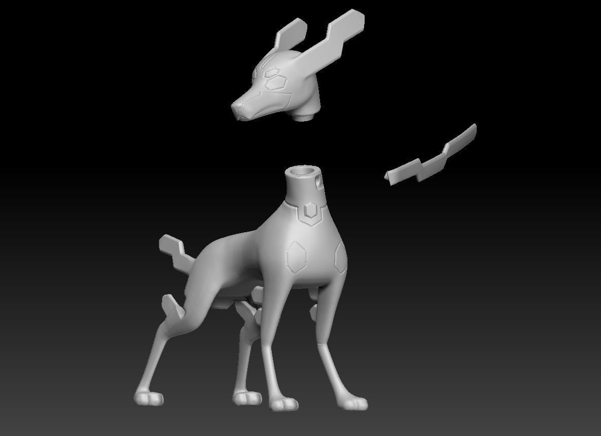 Pokemon Zygarde 10 Percent 3D print model_2