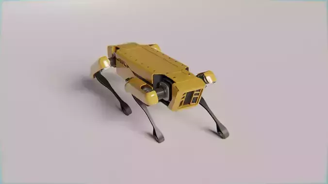 Spot mini rigged 3D model