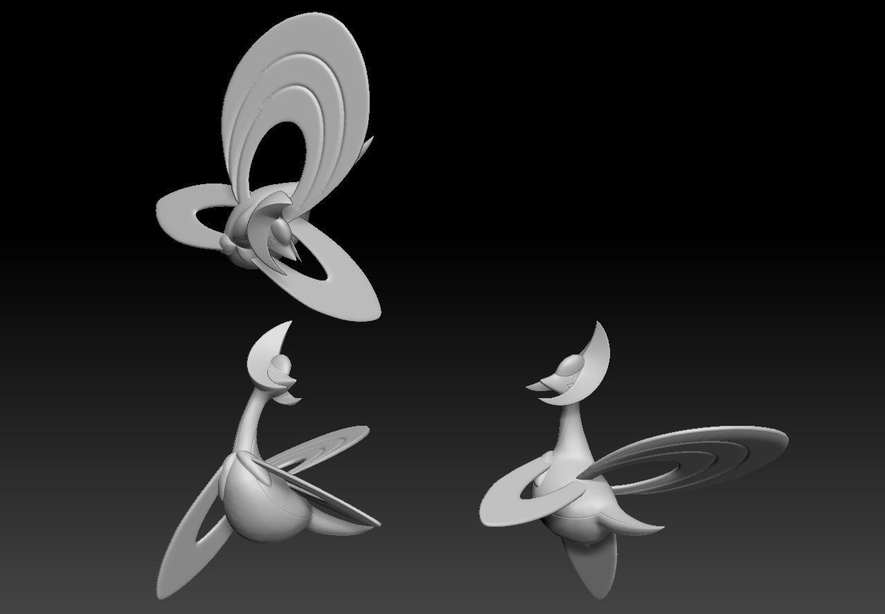 Pokemon Cresselia 3D print model_1