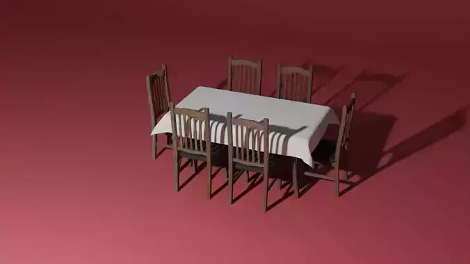 Dinner table and chairs