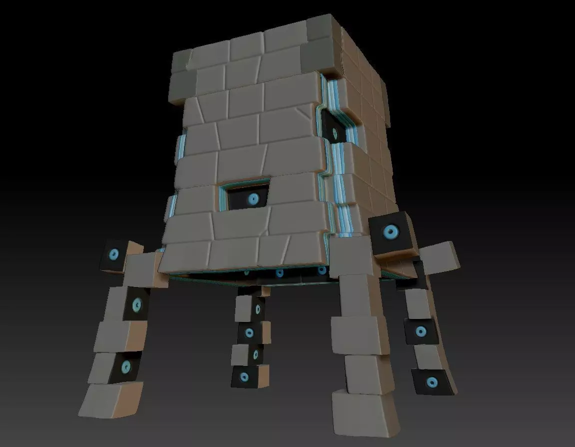 Pokemon Ultra Beast Stakataka 3D print model_0