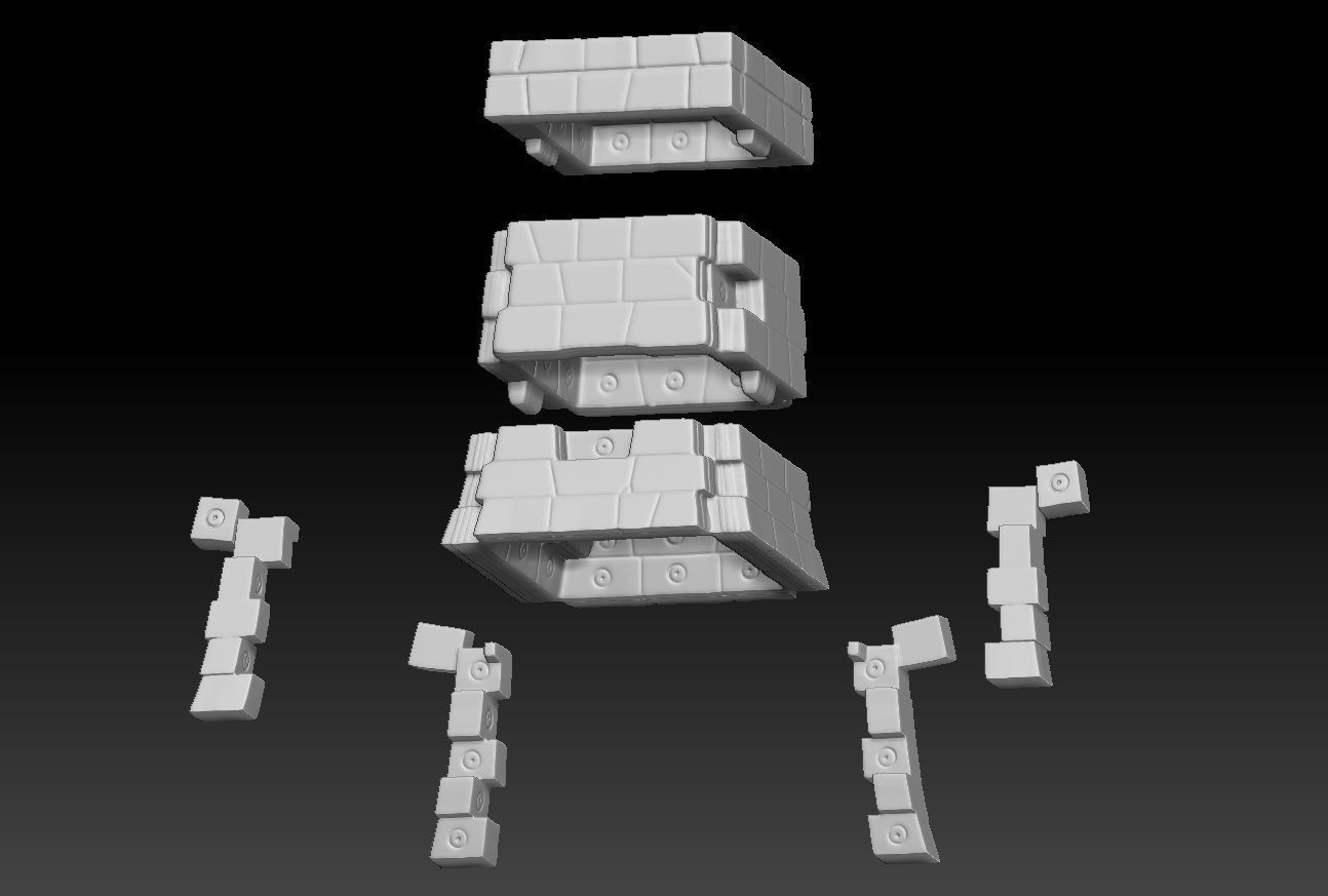 Pokemon Ultra Beast Stakataka 3D print model_2