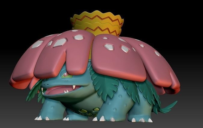 Pokemon Gigantamax Venusaur 3D print model