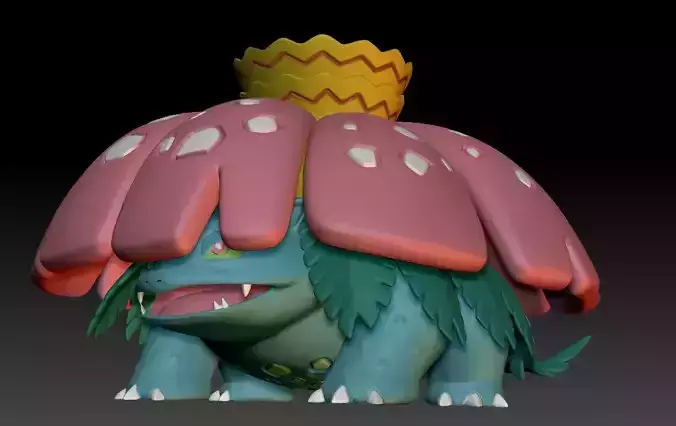 Pokemon Gigantamax Venusaur 3D print model