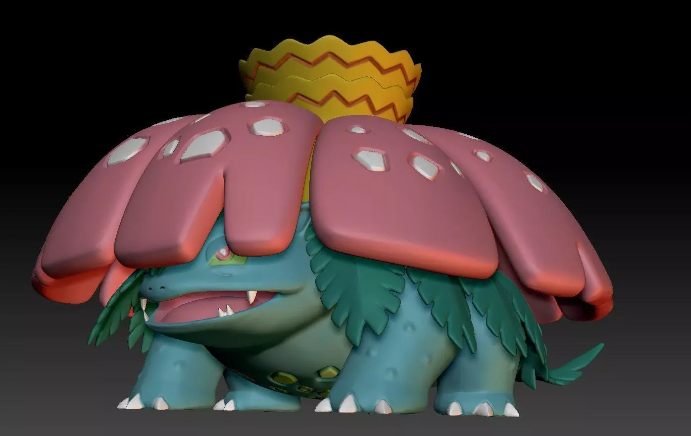 Pokemon Gigantamax Venusaur 3D print model_0