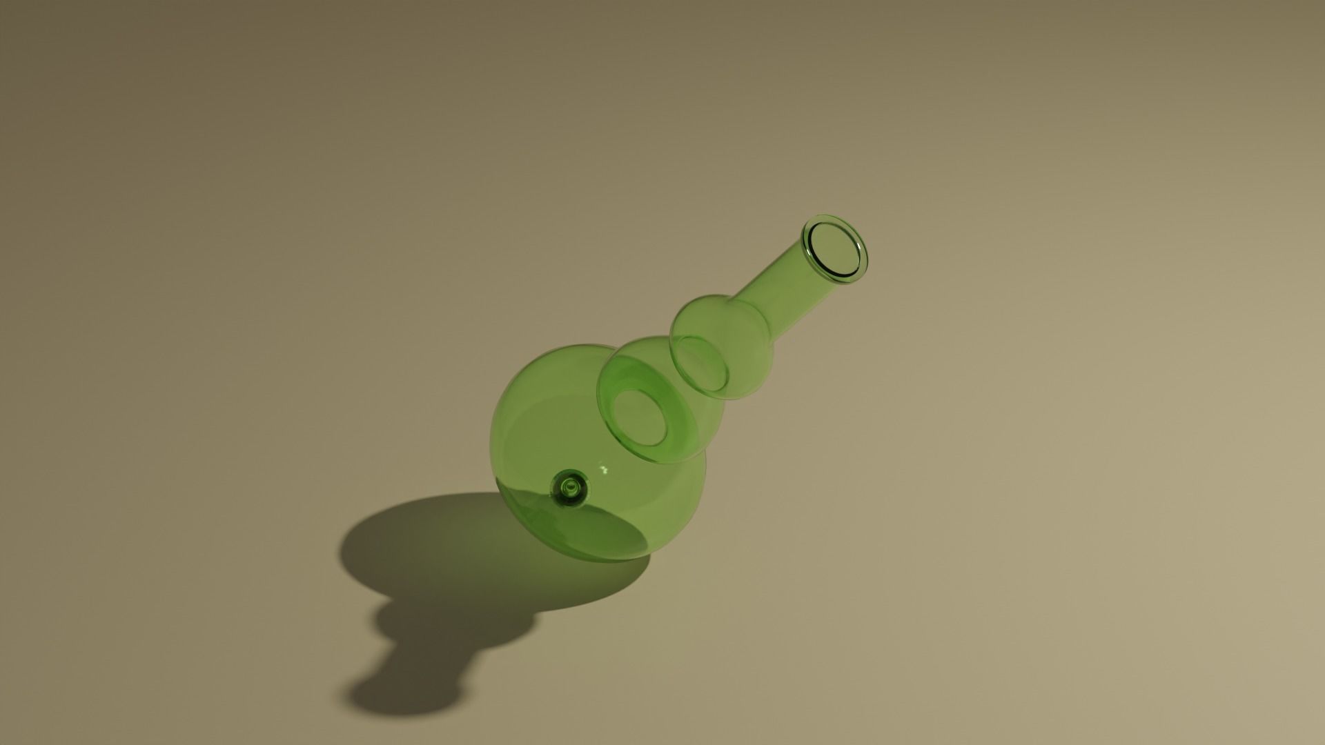 Glass bong 3D model_8