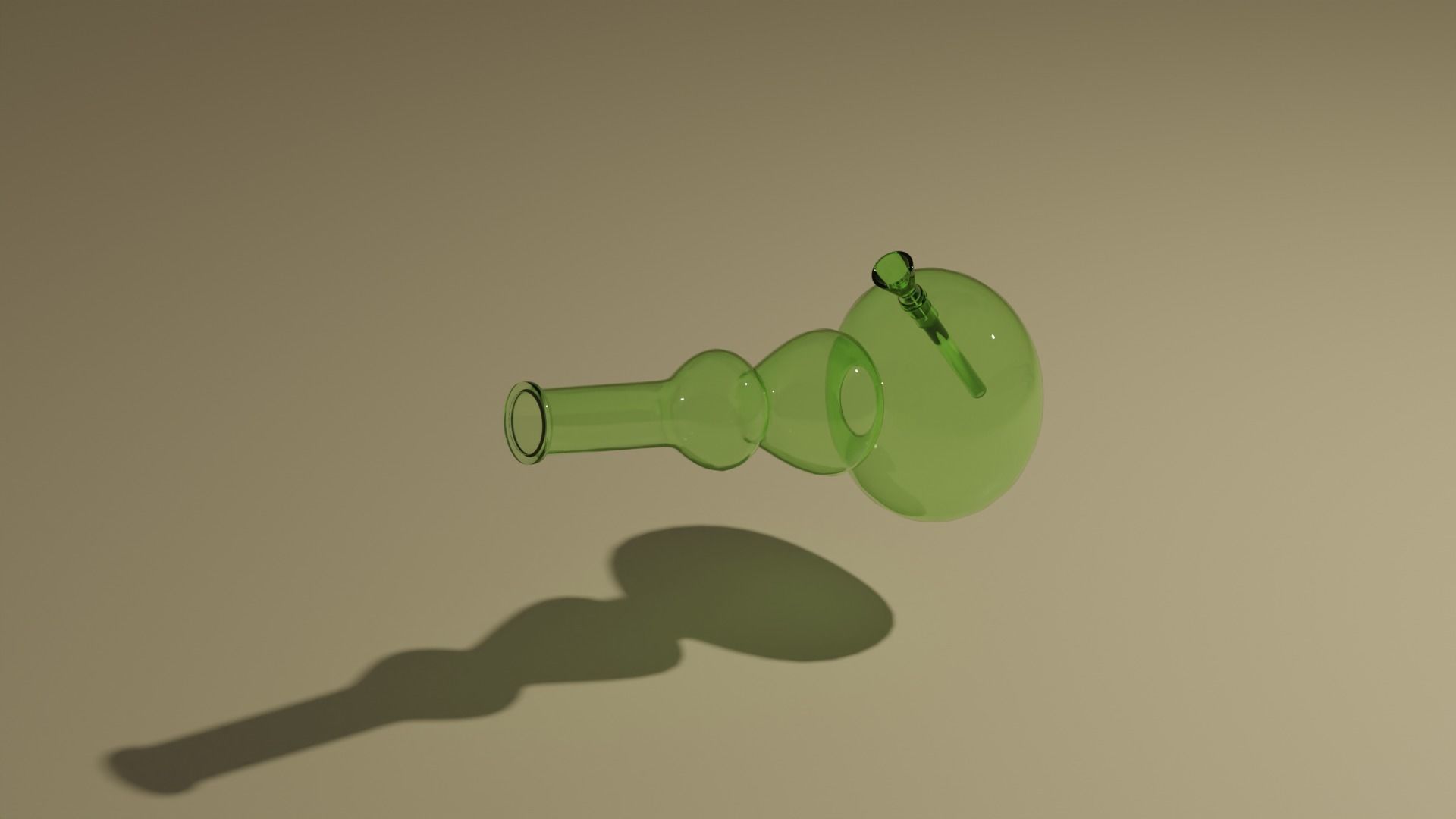 Glass bong 3D model_10