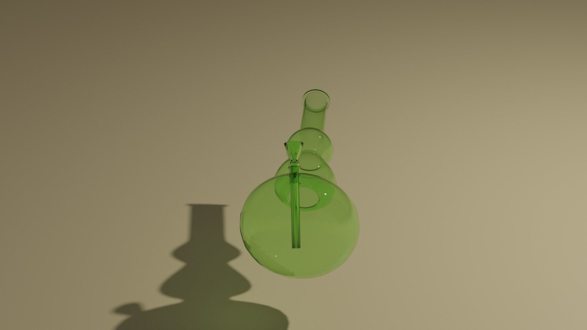 Glass bong 3D model_13