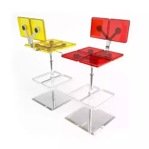 Casamania Yellow And Red Chairs