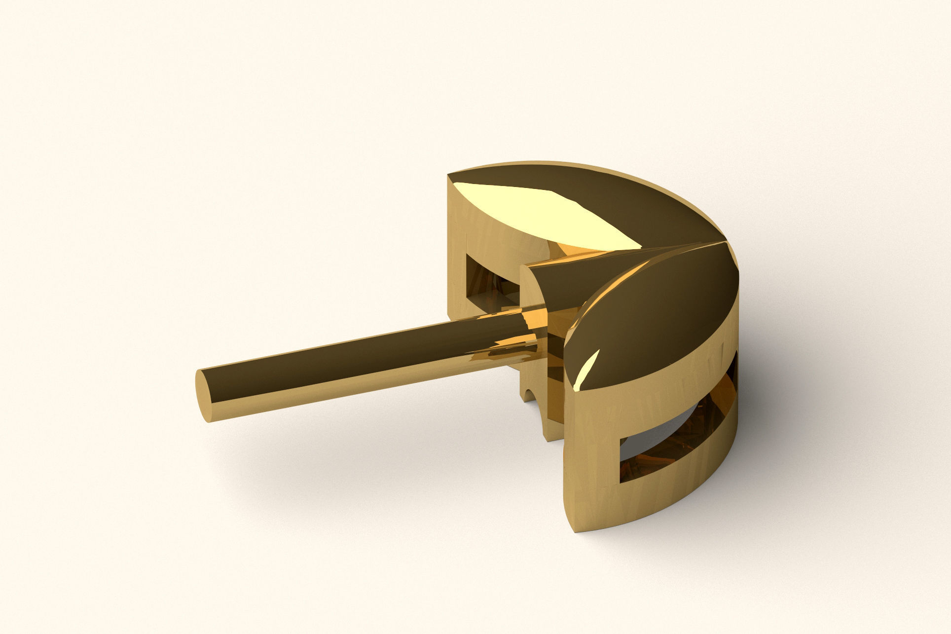 Leaf Link Bracelet B 08 3D print model_2