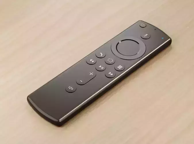 TV Stick Remote Firetv Subdivision Ready for Film Low-poly 3D model