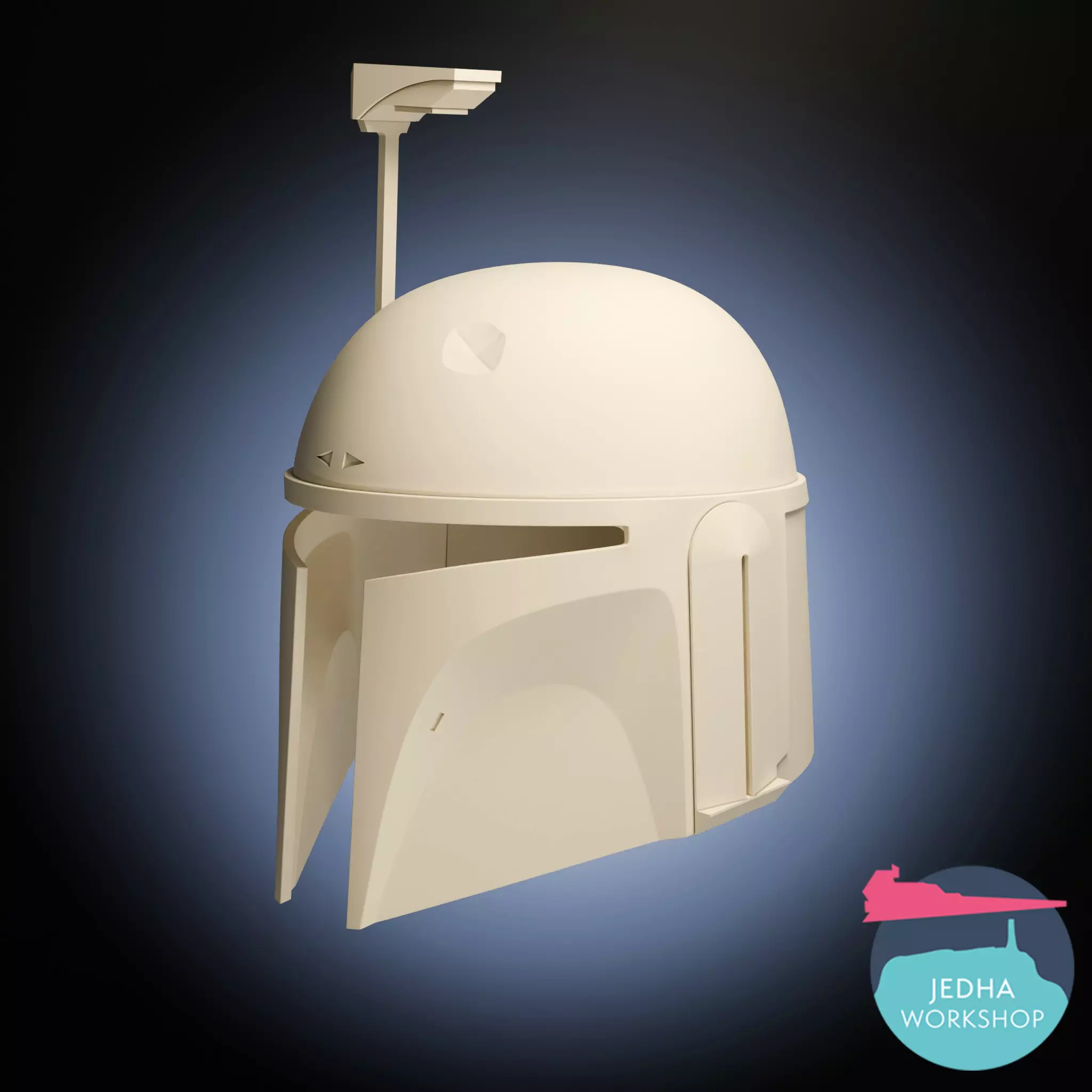 Boba Fett Helmet 3D Files Empire Strikes Back  3D print model_1